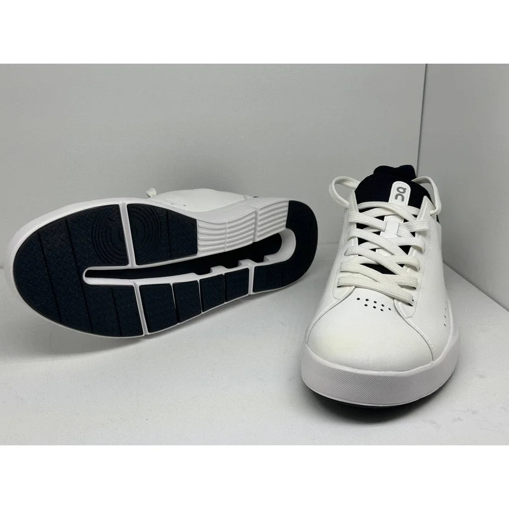 On Running The Roger Advantage Mens 9.5 White Midnight Sneakers 3MD10640148